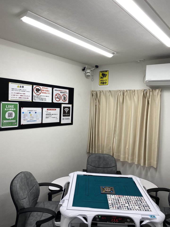 完全個室麻雀サロンPSJ上野アメ横店 店内